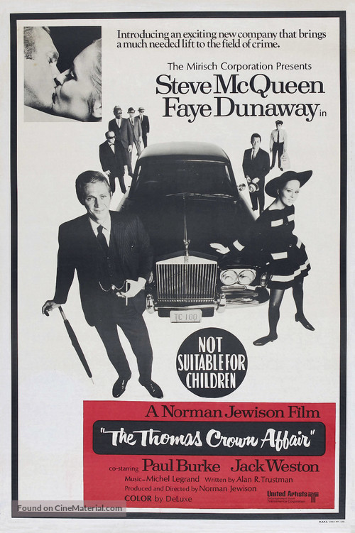 The Thomas Crown Affair - Australian Movie Poster