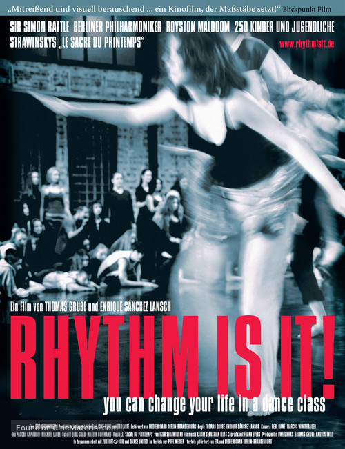 Rhythm Is It! - German poster