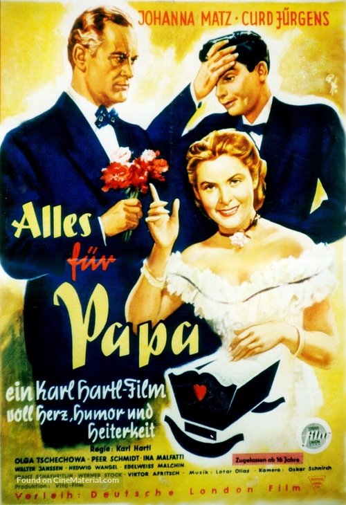 Alles f&uuml;r Papa - German Movie Poster