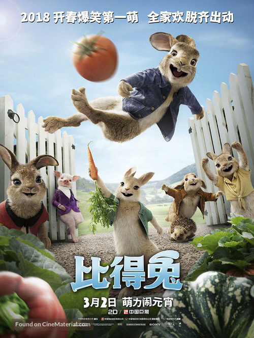 Peter Rabbit - Chinese Movie Poster