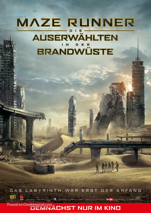 Maze Runner: The Scorch Trials - German Movie Poster