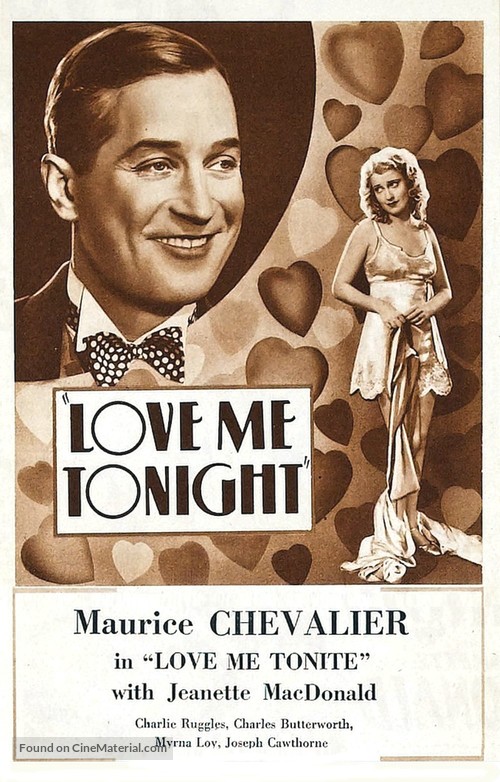 Love Me Tonight - poster
