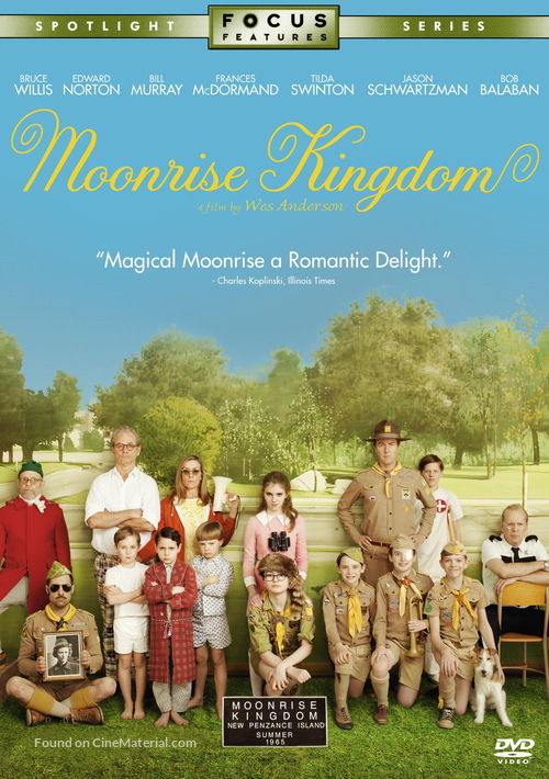 Moonrise Kingdom - DVD movie cover