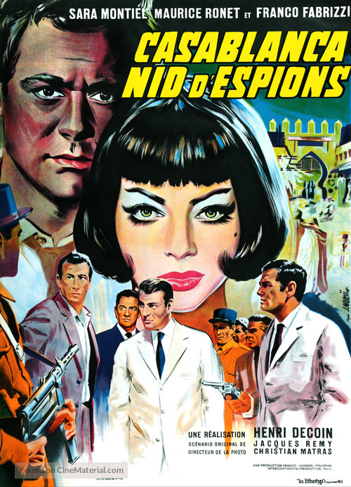 Noches de Casablanca - French Movie Poster