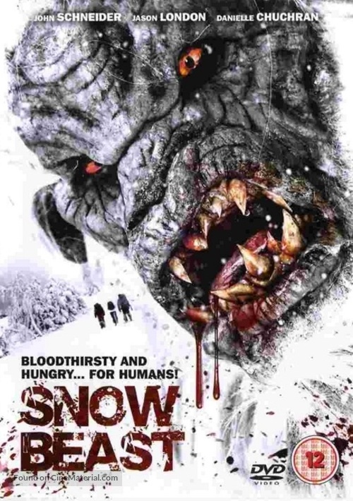 Snow Beast - British DVD movie cover