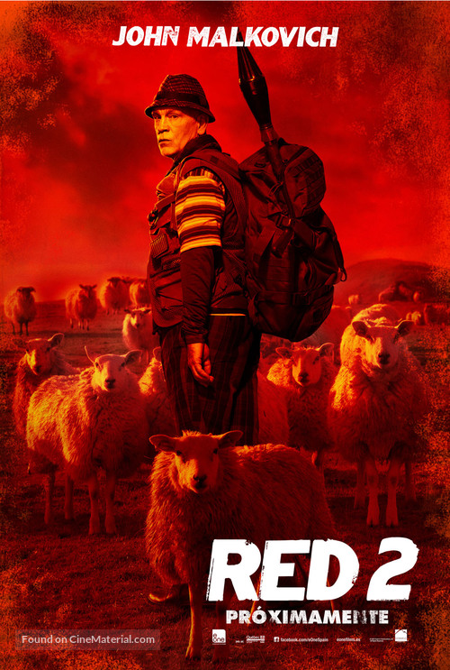 RED 2 - Spanish Movie Poster