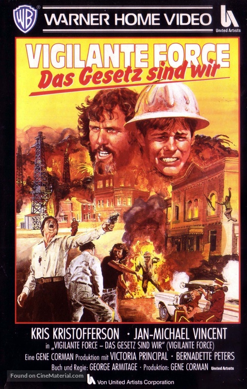 Vigilante Force - German VHS movie cover