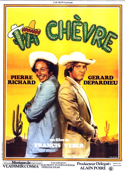 La ch&egrave;vre - French Movie Poster