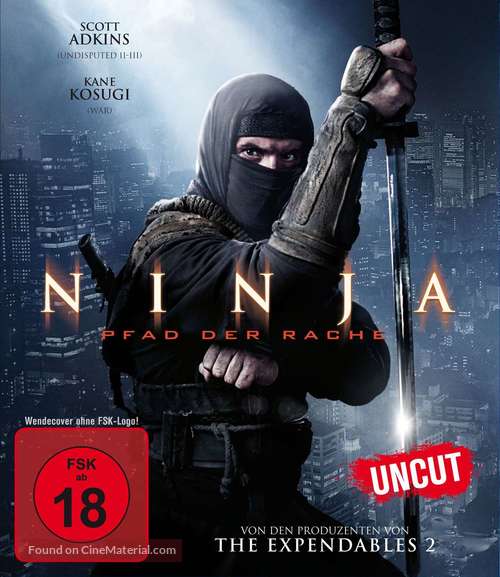 Ninja: Shadow of a Tear - German Blu-Ray movie cover