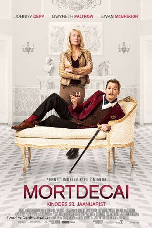 Mortdecai - Estonian Movie Poster