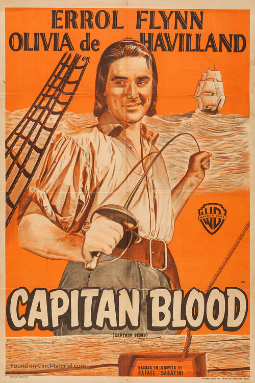 Captain Blood - Argentinian Movie Poster