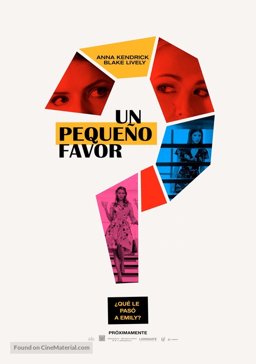 A Simple Favor - Peruvian Movie Poster