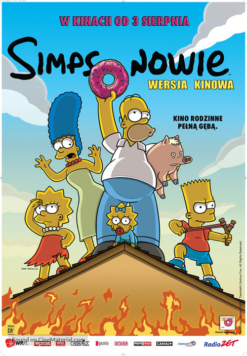 The Simpsons Movie - Polish Movie Poster
