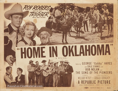 Home in Oklahoma - Re-release movie poster
