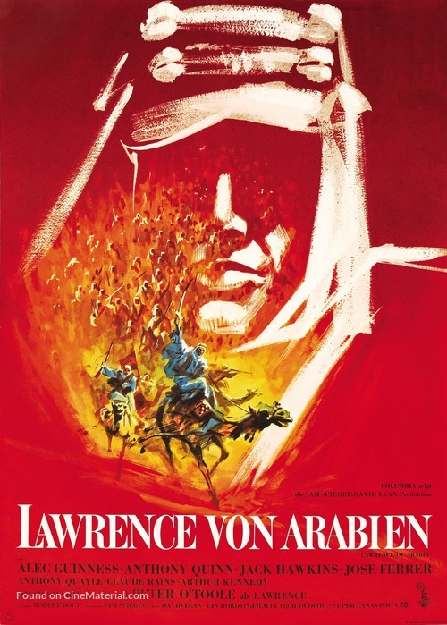 Lawrence of Arabia - German Movie Poster