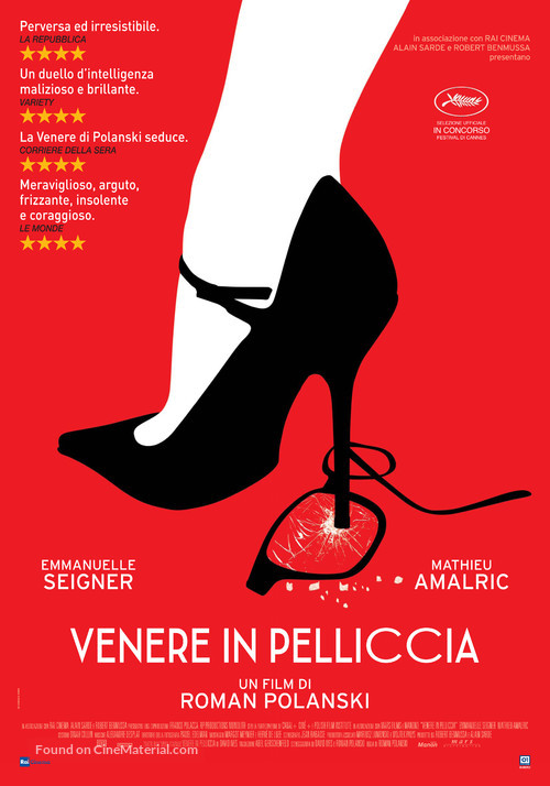 La V&eacute;nus &agrave; la fourrure - Italian Movie Poster