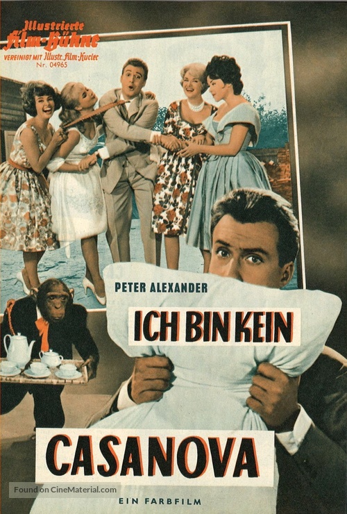 Ich bin kein Casanova - German poster