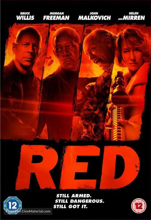 RED - British DVD movie cover