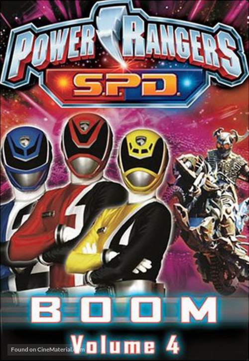 &quot;Power Rangers S.P.D.&quot; - DVD movie cover