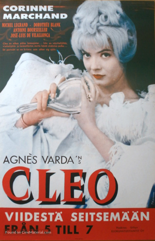 Cl&eacute;o de 5 &agrave; 7 - Finnish Movie Poster