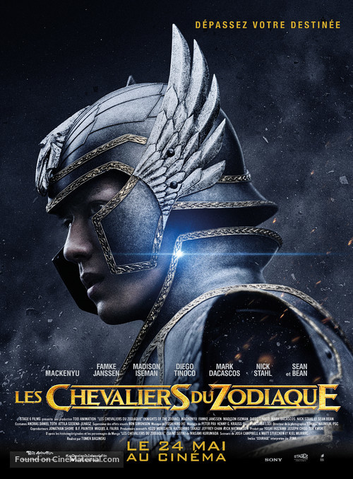 Knights of the Zodiac - French Movie Poster