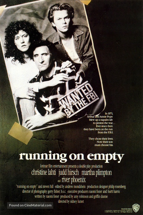 Running on Empty - Movie Poster