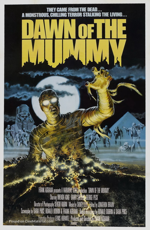 Dawn of the Mummy - Movie Poster