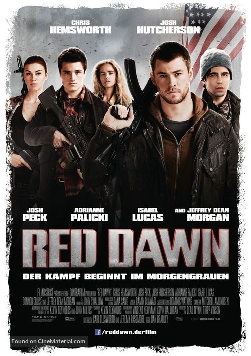 Red Dawn - German Movie Poster