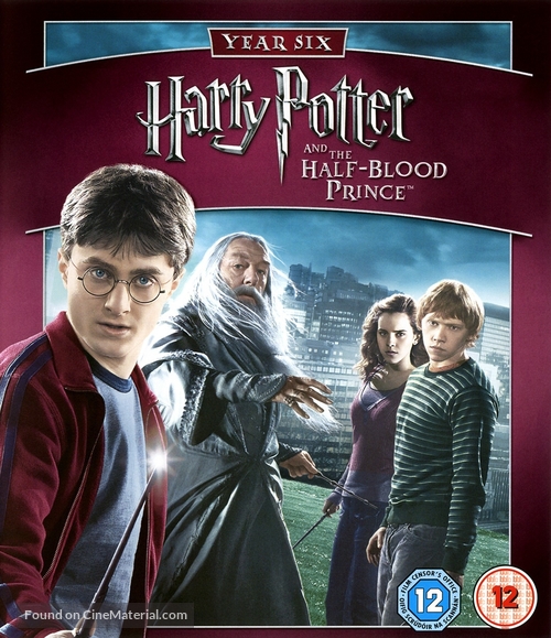 Harry Potter and the Half-Blood Prince - British Blu-Ray movie cover