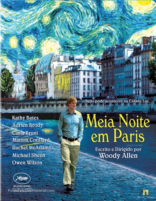 Midnight in Paris - Brazilian Blu-Ray movie cover