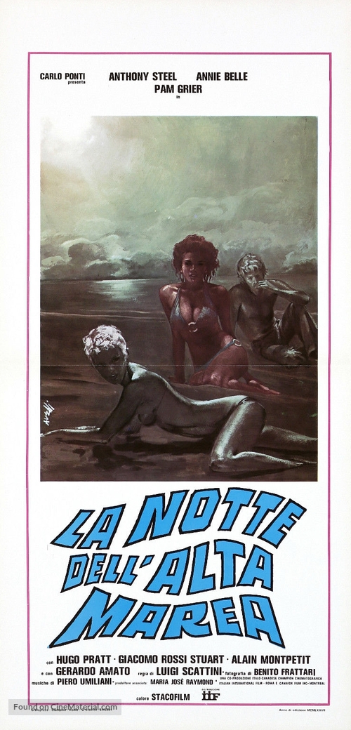 La notte dell&#039;alta marea - Italian Movie Poster