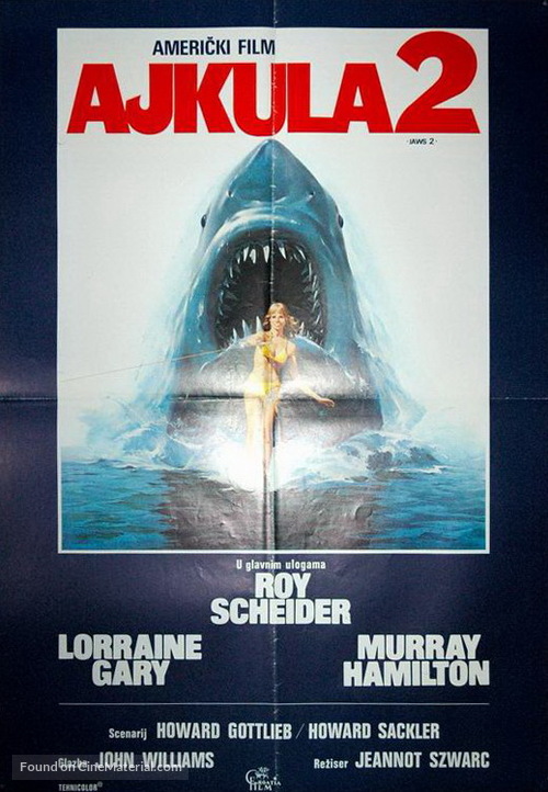 Jaws 2 - Yugoslav Movie Poster