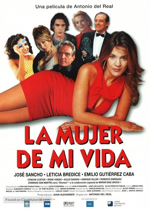 Mujer de mi vida, La - Spanish Movie Poster