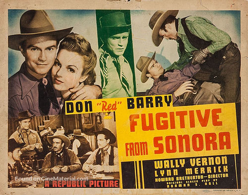 Fugitive from Sonora - Movie Poster