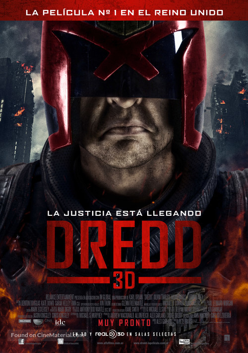 Dredd - Argentinian Movie Poster