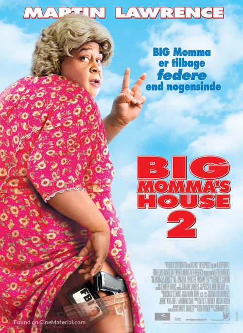 Big Momma&#039;s House 2 - Danish Movie Poster