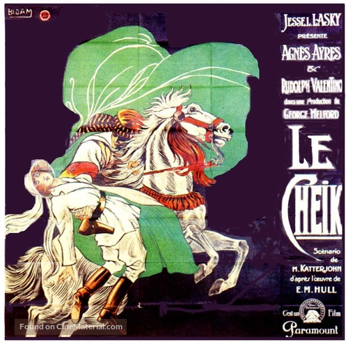 The Sheik - French Movie Poster