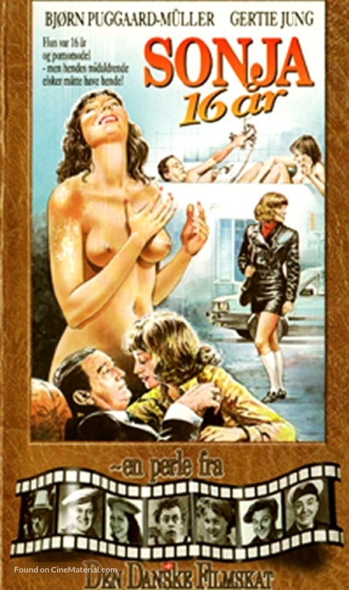Sonja - 16 &aring;r - Danish VHS movie cover