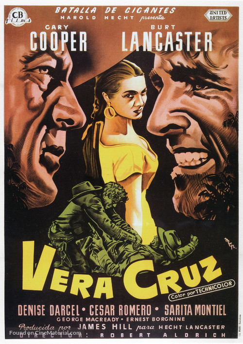 Vera Cruz - Spanish Movie Poster