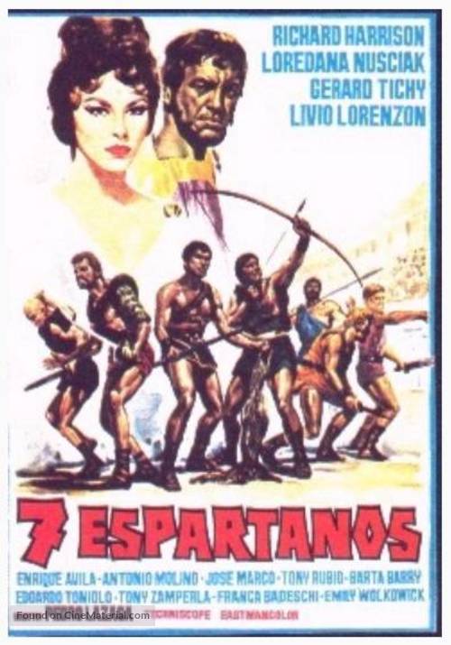 I sette gladiatori - Spanish Movie Poster