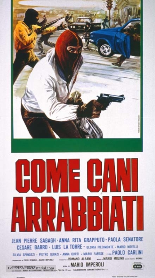 Come cani arrabbiati - Italian Movie Poster