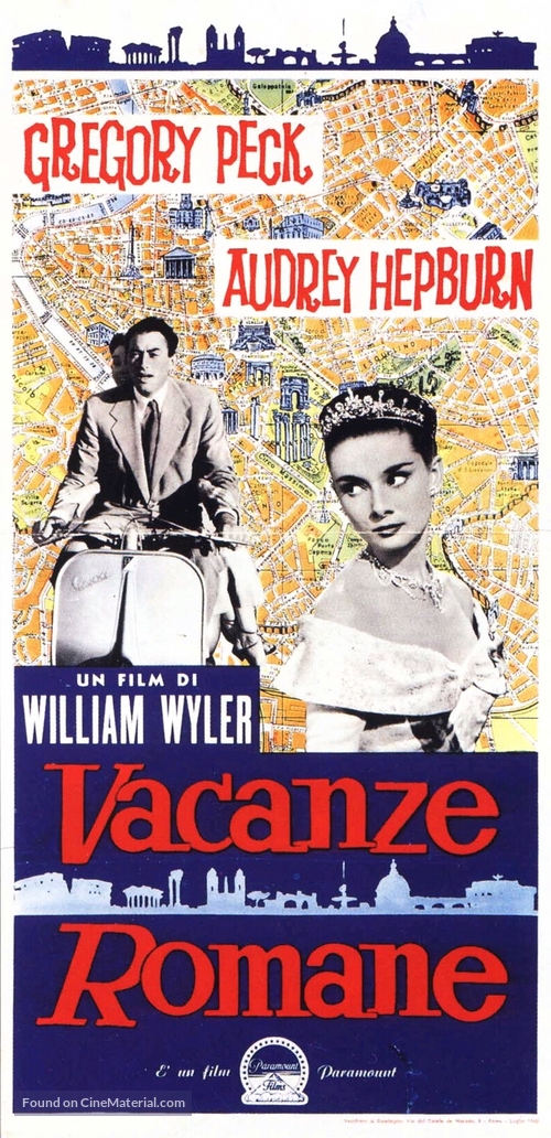 Roman Holiday - Italian Movie Poster