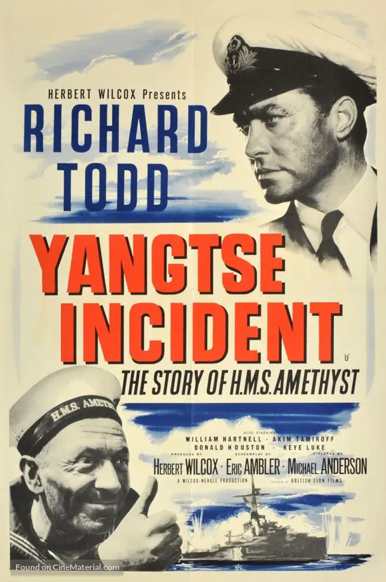 Yangtse Incident: The Story of H.M.S. Amethyst - British Movie Poster