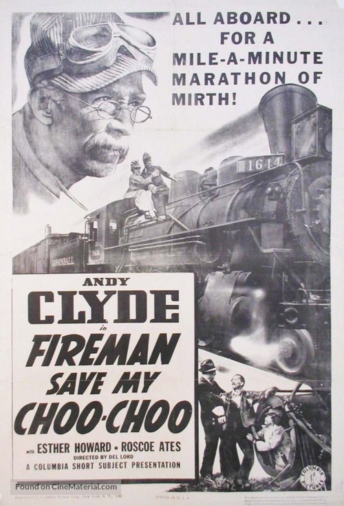 Fireman, Save My Choo Choo - Movie Poster