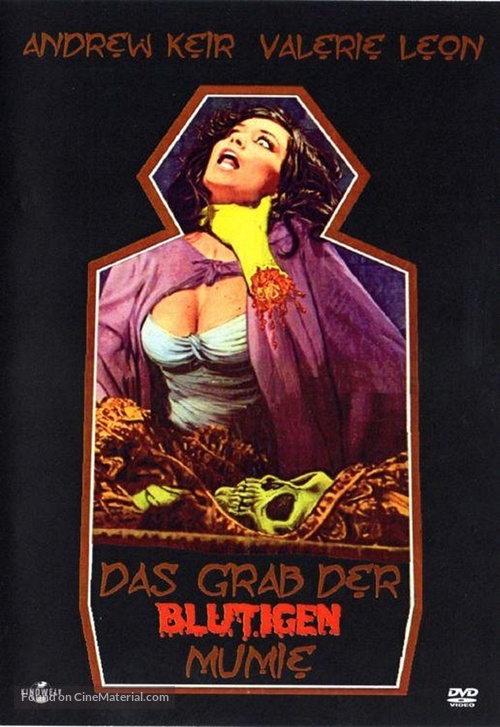 Blood from the Mummy&#039;s Tomb - German DVD movie cover