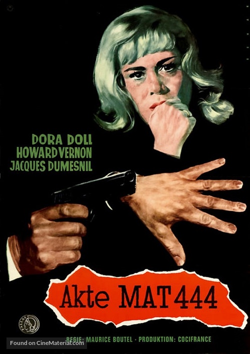 Premi&egrave;re brigade criminelle - German Movie Poster