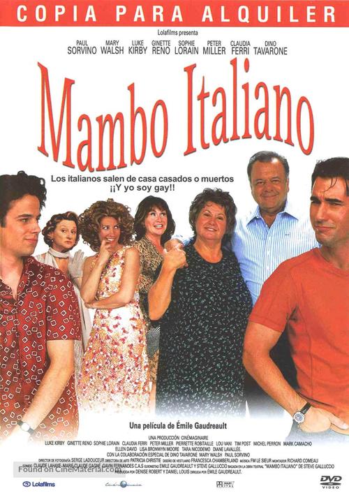 Mambo italiano - Spanish Movie Cover