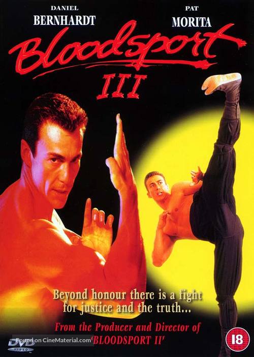 Bloodsport III - British DVD movie cover