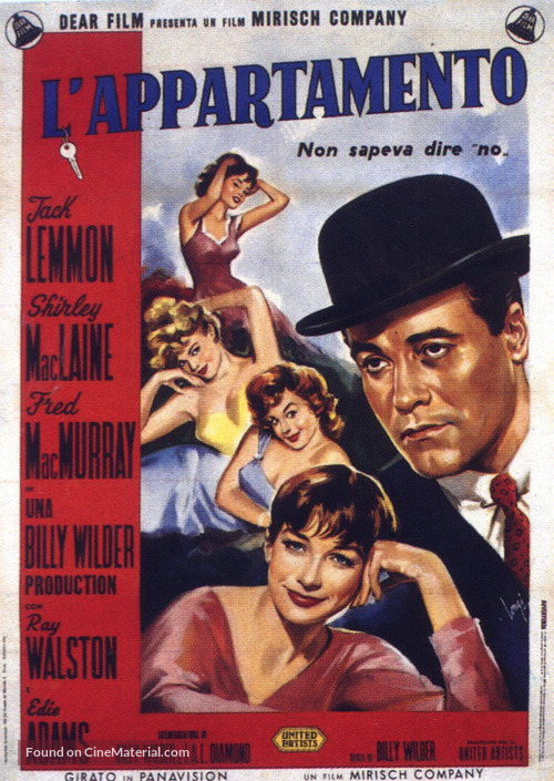 The Apartment - Italian Movie Poster