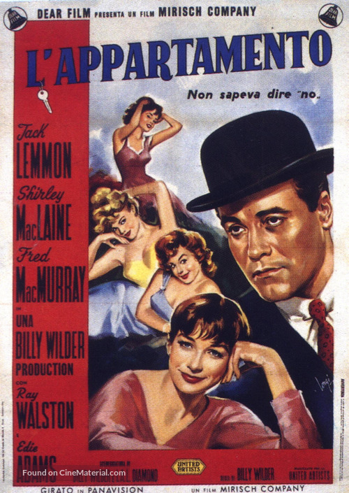 The Apartment - Italian Movie Poster